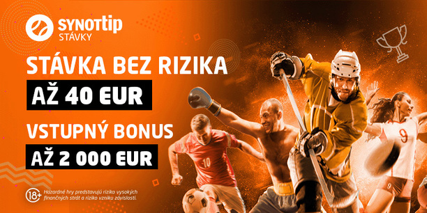 Registrujte sa v Synottipe a získajte všetky vstupné bonusy!
