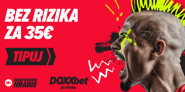 Stavte si až&nbsp;za&nbsp;35 € bez&nbsp;rizika v&nbsp;Doxxbete.