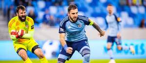 Tigran Barseghyan (Slovan) a Martin Junas (Skalica).