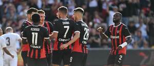 Radosť futbalistov Trnavy.