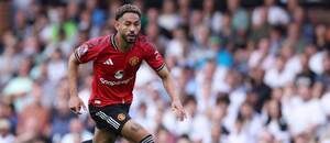 Matheus Cunha v drese Manchestru United.