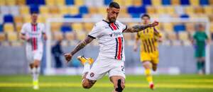 Erik Daniel v drese Spartaku Trnava proti DAC Erik Daniel v drese Spartaku Trnava proti DAC