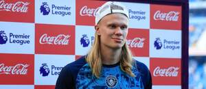 Erling Haaland s ocenením Zlatá kopačka.