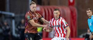 Róbert Boženík v zápase proti Bradford City.