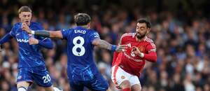 Enzo Fernández, Cole Palmer (Chelsea) a Bruno Fernandes (Man United)