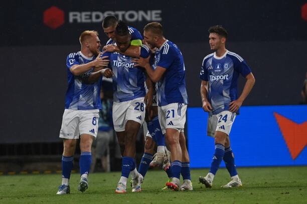 Gólová radosť futbalistov SK Sigma Olomouc