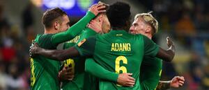 Radosť hráčov MŠK Žilina.