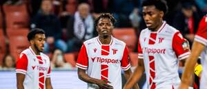 Futbalisti Trenčína v zápase proti Trnave.