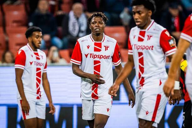 Futbalisti Trenčína v zápase proti Trnave.