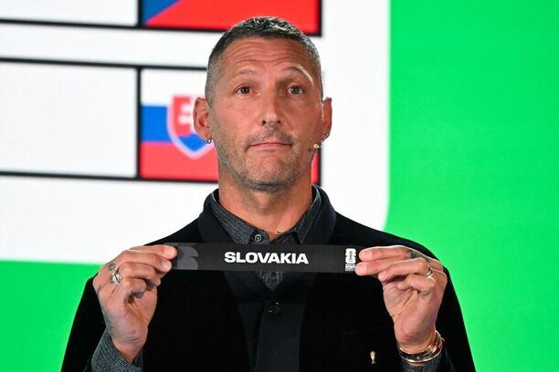 Slovensko vyžreboval bývalý taliansky futbalista Marco Materazzi.