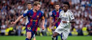 Frenkie de Jong (Barcelona) a Vinicius Júnior (Real Madrid)