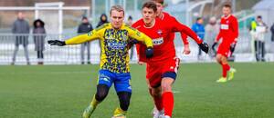 Momentka zo zápasu FC Zlín vs. FC ViOn v rámci Zimnej Tipsport ligy 2025