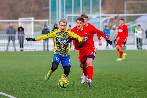 Momentka zo&nbsp;zápasu FC Zlín vs. FC ViOn v&nbsp;rámci Zimnej Tipsport ligy 2025