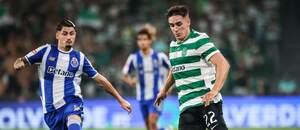 Borja Sainz (Porto) a Ivan Fresneda (Sporting)