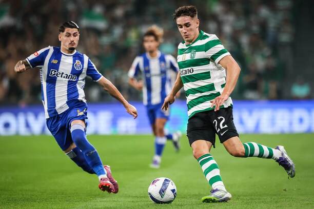 Borja Sainz (Porto) a&nbsp;Ivan Fresneda (Sporting)