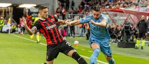 Kristián Koštrna (Trnava) a Róbert Mak (Slovan)