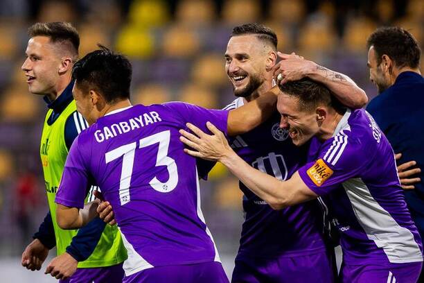 Radosť hráčov KFC Komárno.