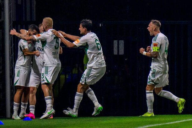 Futbalisti Tatrana Prešov.