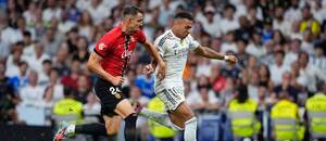 Martin Valjent (Mallorca) vs. Kylian Mbappé (Real Madrid).