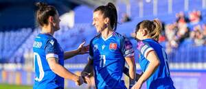 Slovenské futbalistky.