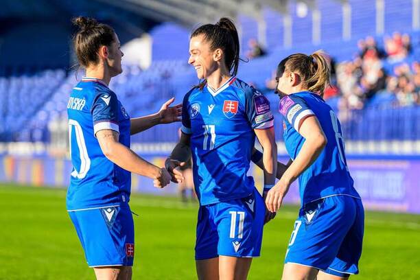 Slovenské futbalistky.