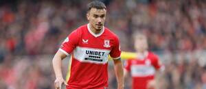 David Strelec v drese Middlesbrough