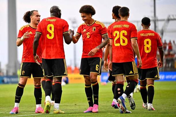 Gólová radosť futbalistov Belgicka v&nbsp;prípravnom zápase proti Chorvátsku