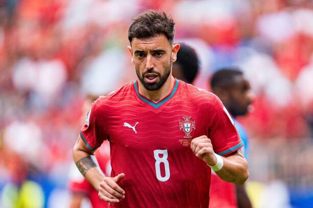 Bruno Fernandes (Portugalsko) počas zápasu prvého kola na&nbsp;MS vo&nbsp;futbale 2026