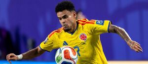 Ľavý krídelník Kolumbie Luis Díaz počas zápasu Kolumbia vs. Ghana v šestnásťfinále MS vo futbale 2026