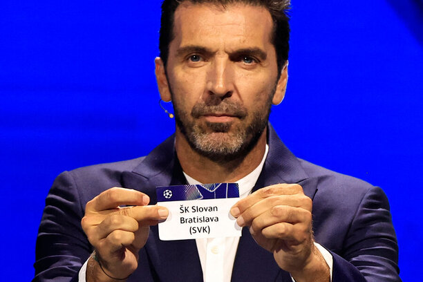 Gianluigi Buffon vytiahol v&nbsp;žrebe Ligy majstrov ŠK Slovan Bratislava
