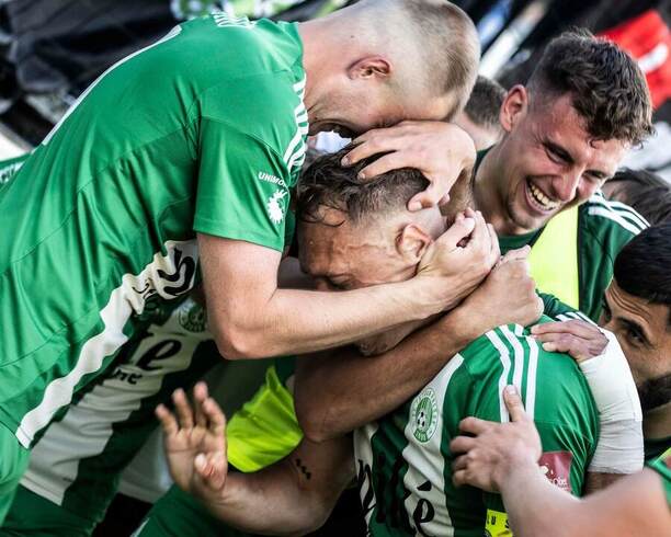 Radosť futbalistov FC Tatran Prešov.