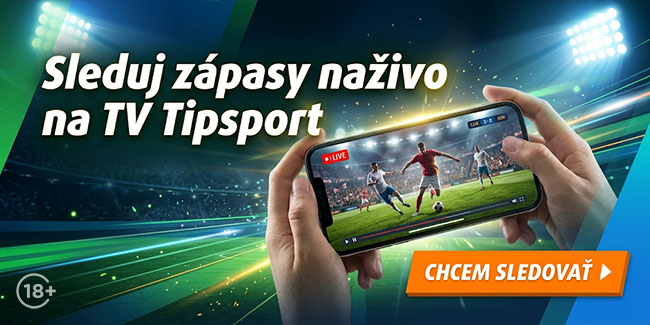 Sleduj zápas naživo na&nbsp;TV Tipsport