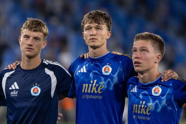 Leo Hofstädter, Alexej Maroš a&nbsp;Matúš Tomáško (ŠK Slovan Bratislava)
