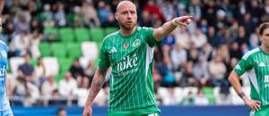 Obranca Jozef Menich z FC Tatran Prešov