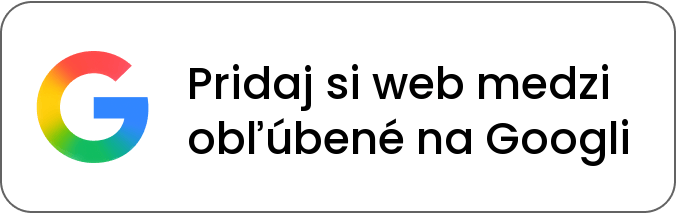 Pridaj si stránku medzi obľúbené na Googli Pridaj si stránku medzi obľúbené na Googli