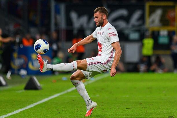 Slovenský útočník Górniku Zabrze Erik Prekop počas zápasu 4.&nbsp;kola poľskej Ekstraklasy Górnik Zabrze vs. Wisla Krakow