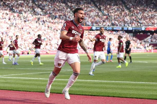Gólová radosť útočníka West Hamu Taty Castellanosa na&nbsp;domácom štadióne London Stadium