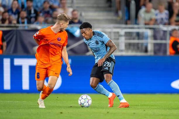 Slovan vs. Celje. Na&nbsp;fotke Artemijus Tutyškinas a&nbsp;Cesar Blackman.