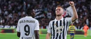 Randal Kolo Muani a Teun Koopmeiners (Juventus)