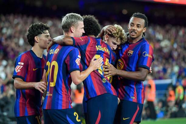 Gólová radosť futbalistov Barcelony v&nbsp;augustovom zápase proti Athletic Bilbao v&nbsp;1. kole španielskej La Ligy