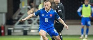 Nino Marcelli v drese Slovenska U21