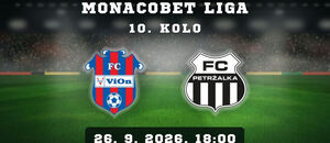 FC ViOn Zlaté Moravce-Vráble – FC Petržalka, 10. kolo MONACObet ligy, 26. 9. 2026
