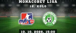 MŠK Považská Bystrica vs. FC Tatran Prešov v 12. kole MONACObet ligy