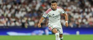 Útočník madridského Realu Kylian Mbappé počas zápasu Real Madrid CF vs. Inter Miláno v 1. kole ligovej fázy Ligy majstrov UEFA 2026/2027
