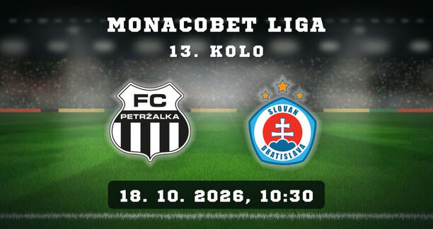 FC Petržalka – ŠK Slovan Bratislava B, 13. kolo MONACObet ligy, 18. 10. 2026