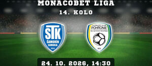 FC ŠTK 1914 Šamorín vs. FK Pohronie v 14. kole MONACObet ligy