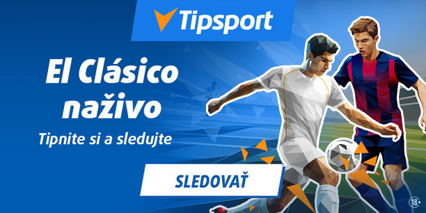 Sleduj El Clásico v&nbsp;Tipsporte